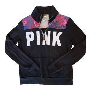 Lightweight Small Zip PINK Pullover